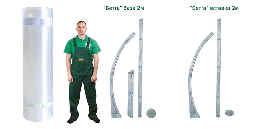 Комплектация теплицы Бетта Теплица из профильной трубы «Бетта»